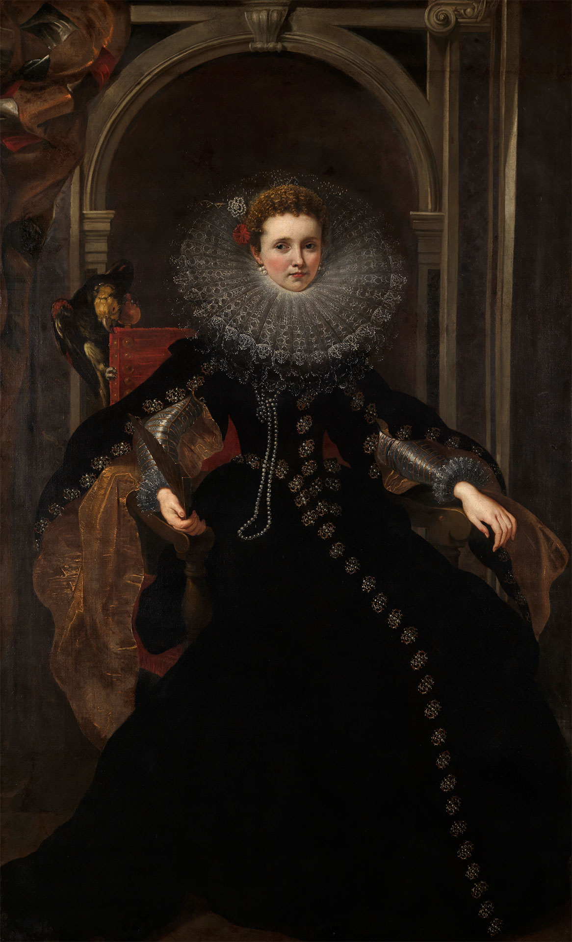 Abbildung des Bildnisses von Veronica Spinola Serra, gemalt von Peter Paul Rubens.