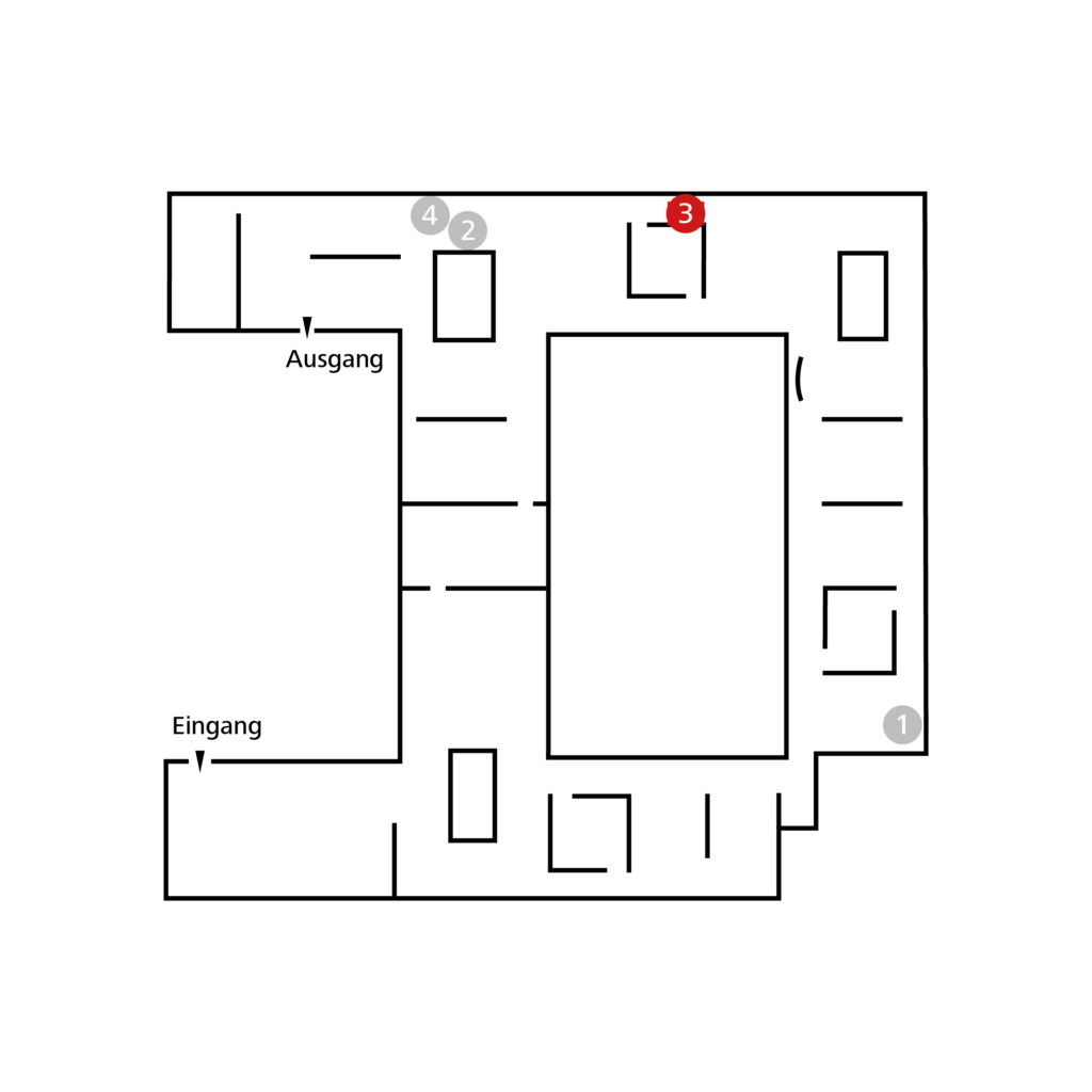 Lageplan des Kunstwerks.