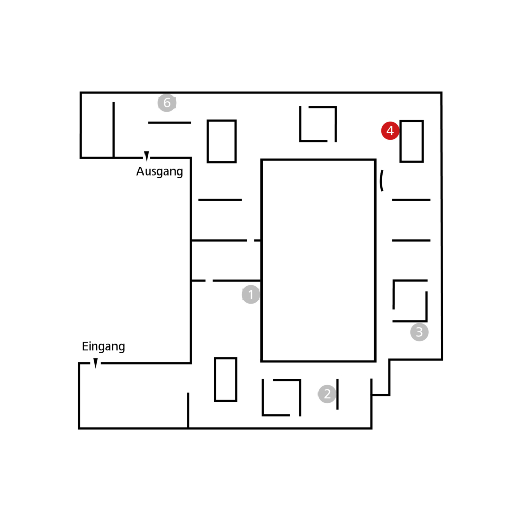 Lageplan des Kunstwerks.