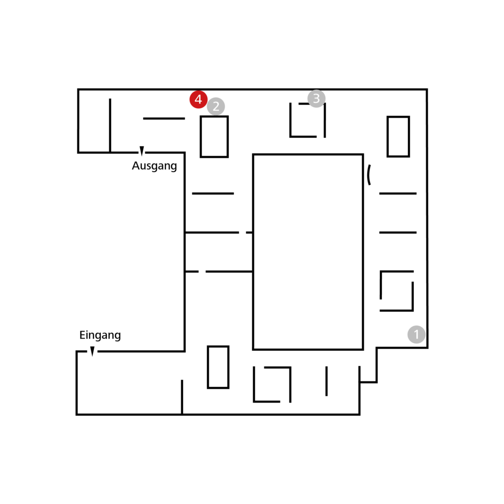 Lageplan des Kunstwerks.