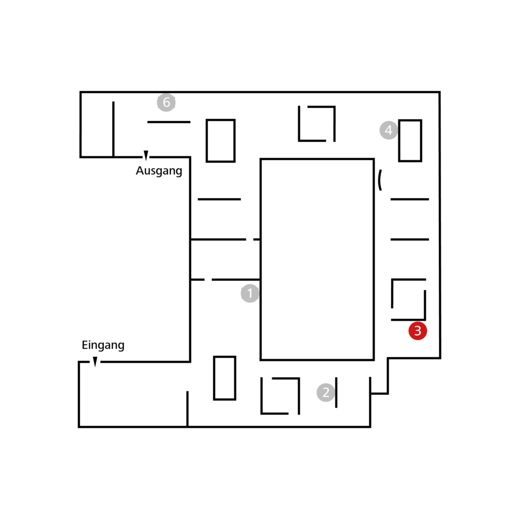 Lageplan des Kunstwerks.