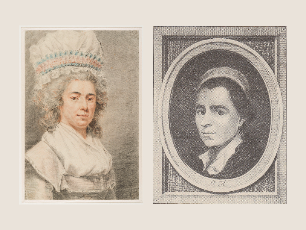 Portraits der Eheleute Maria Katharina und Johann Gottlieb Prestel